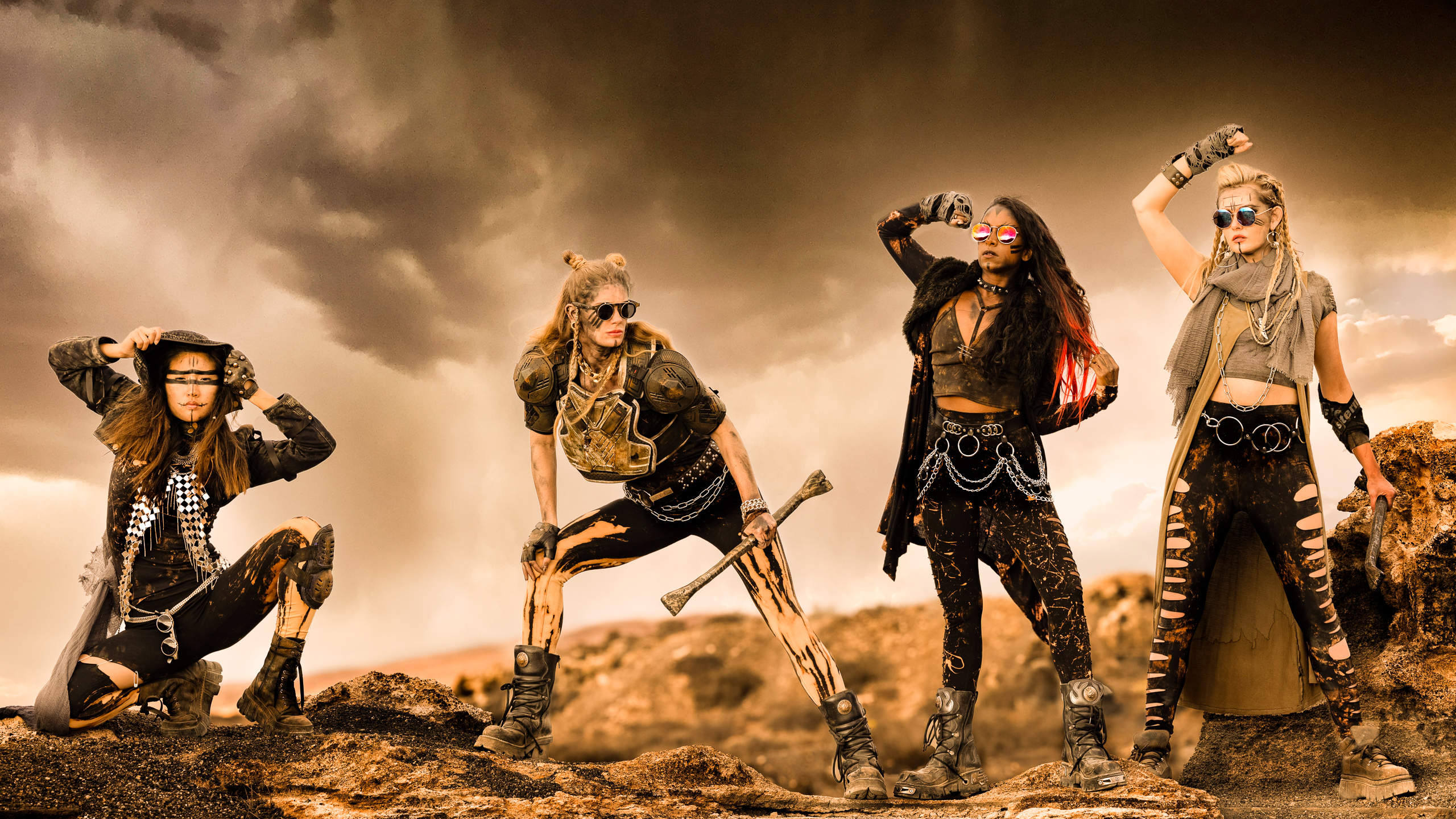 Artemis, Nirmala, Carla, Minh-Ly